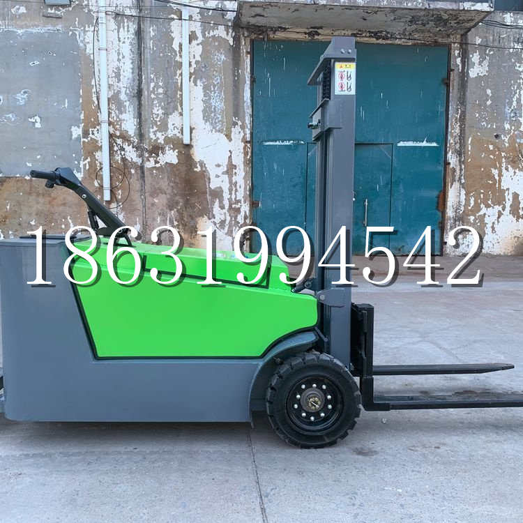 忻城县小型电动叉车1吨2吨步行站驾式电瓶堆高充电装卸车液压升降车铲车
